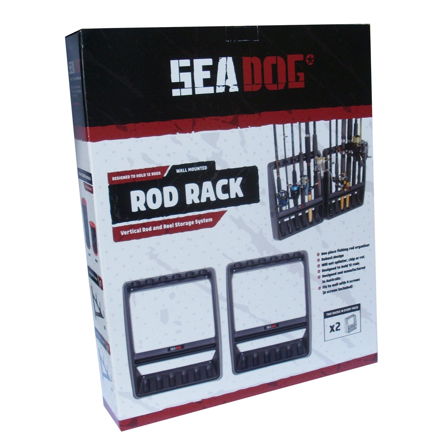 Seadog Vertical Rod Rak Box