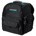 Shimano Backpack With Tackle Boxes - Black Medium Closed