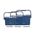 Shimano CS-201U Tackle Box - Navy Sizes
