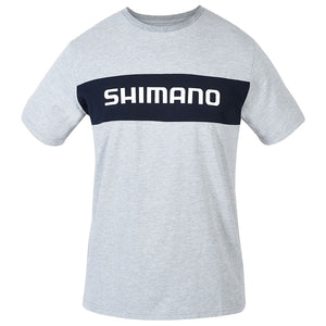 Shimano Corporate Tee Navy/Grey