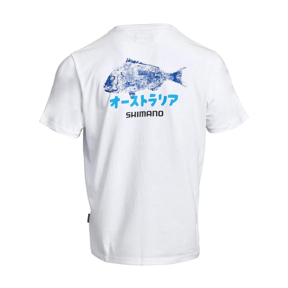 Shimano Gyotaku Tee - White Back