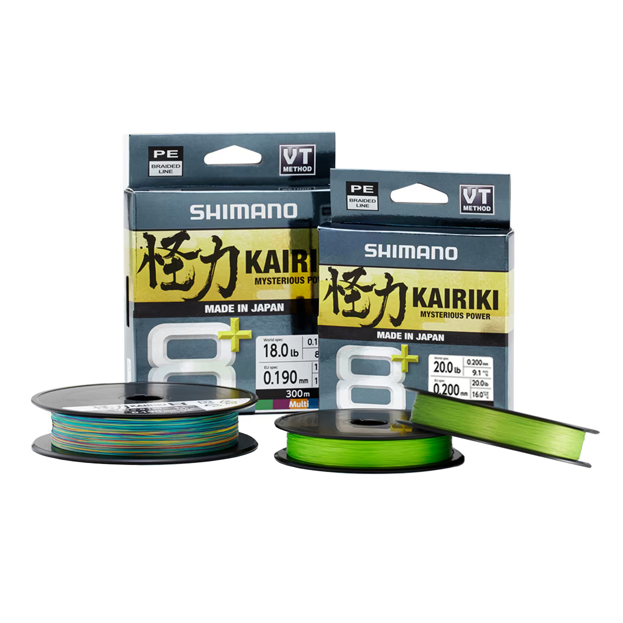 Shimano Kairiki 8+ 150m - Mantis Green