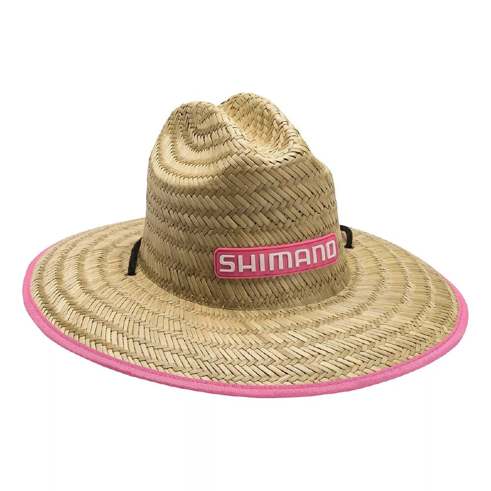Shimano Ladies Magenta Straw Hat