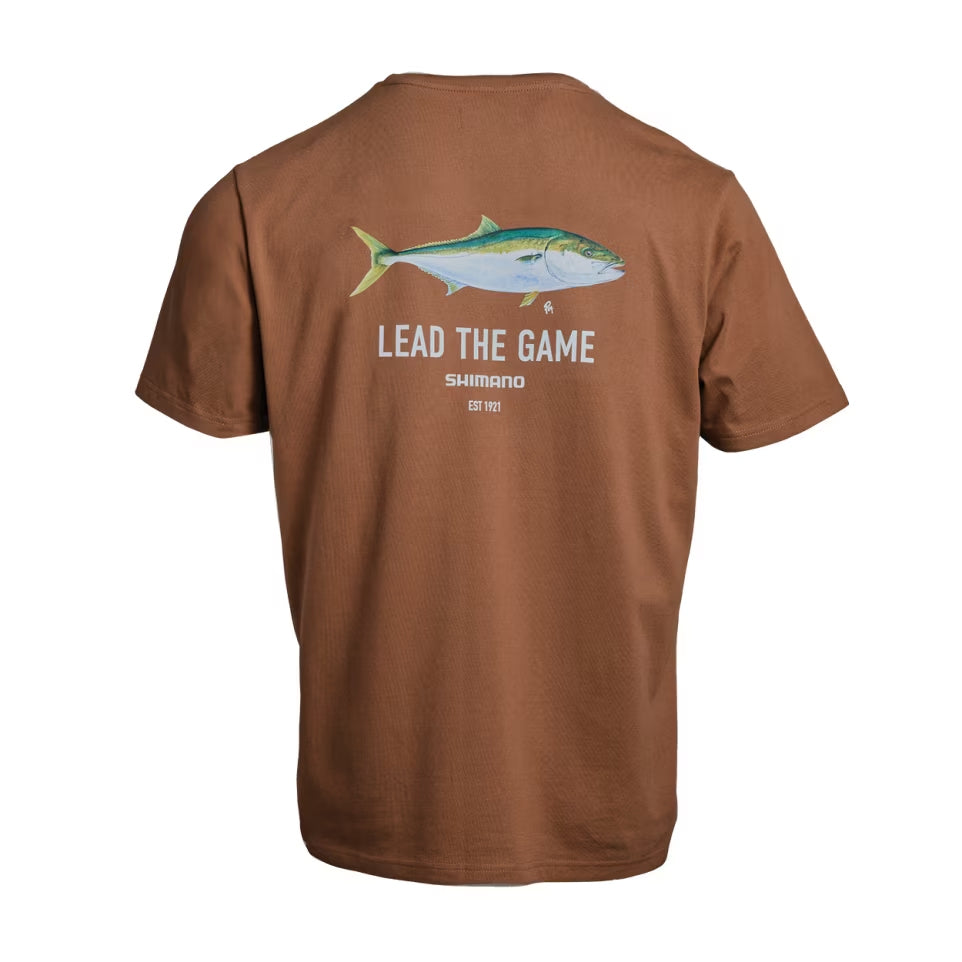 Shimano Lift The Game T-Shirt Oak - Kingfish