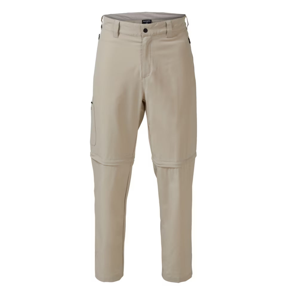 Shimano Outdoor Pants Zip Off - Oatmeal Front