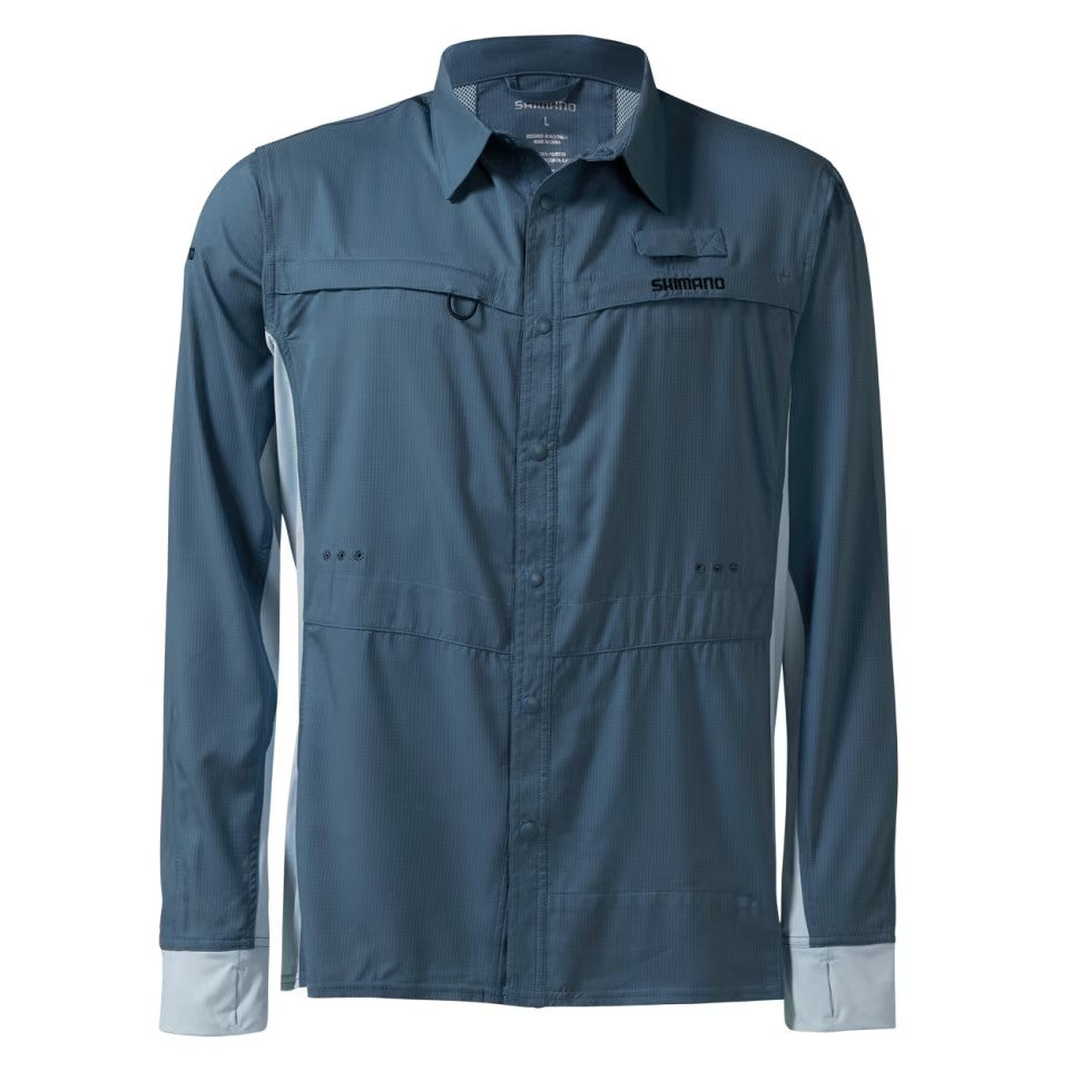 Shimano Pro Stretch Vented Shirt - Navy