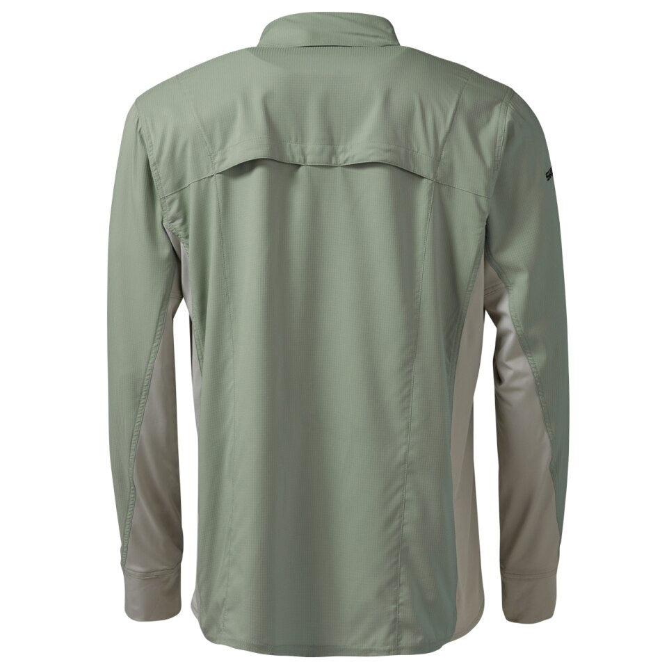 Shimano Pro Stretch Vented Shirt - Seafoam Back