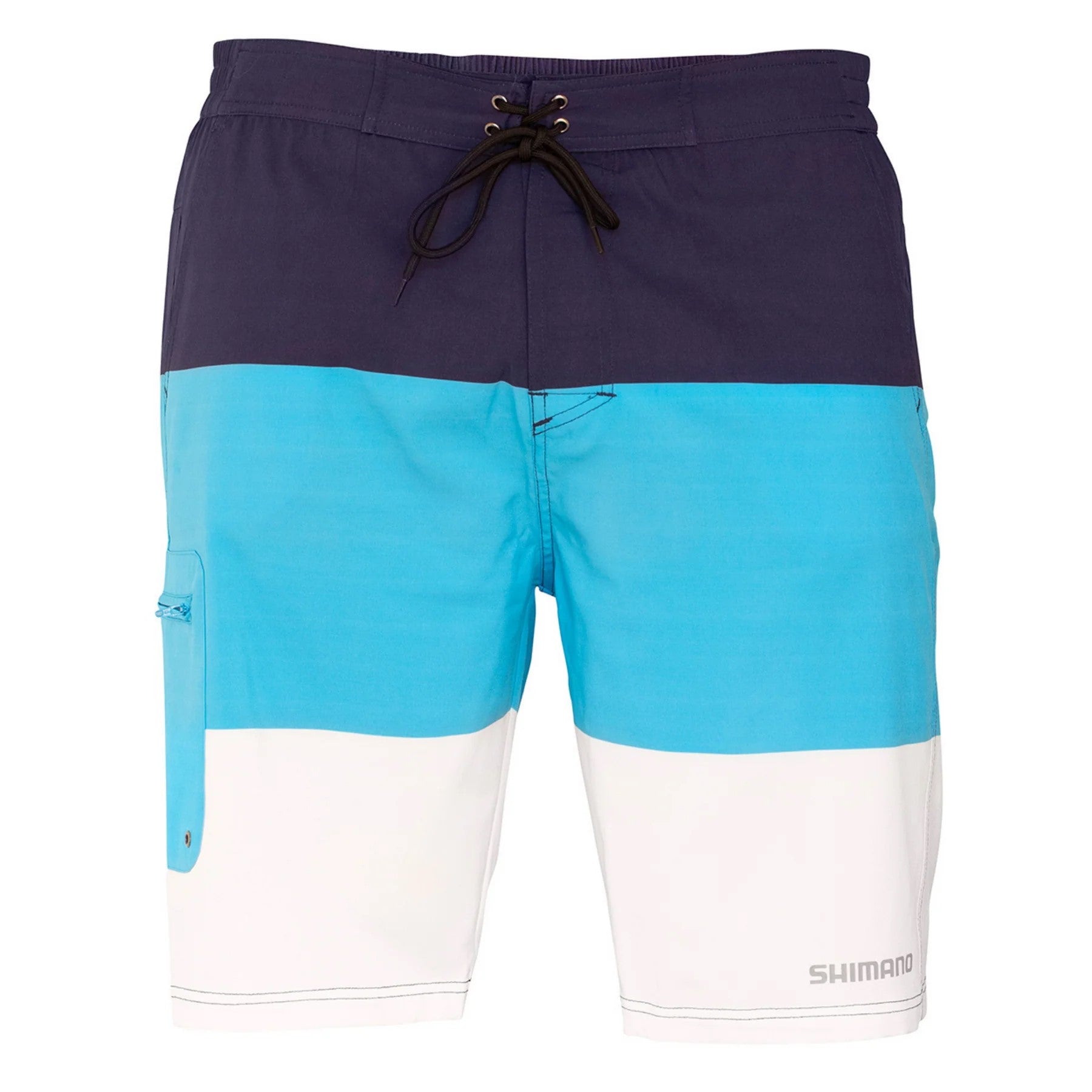 Shimano Retro Boardshort - Navy/Blue/White