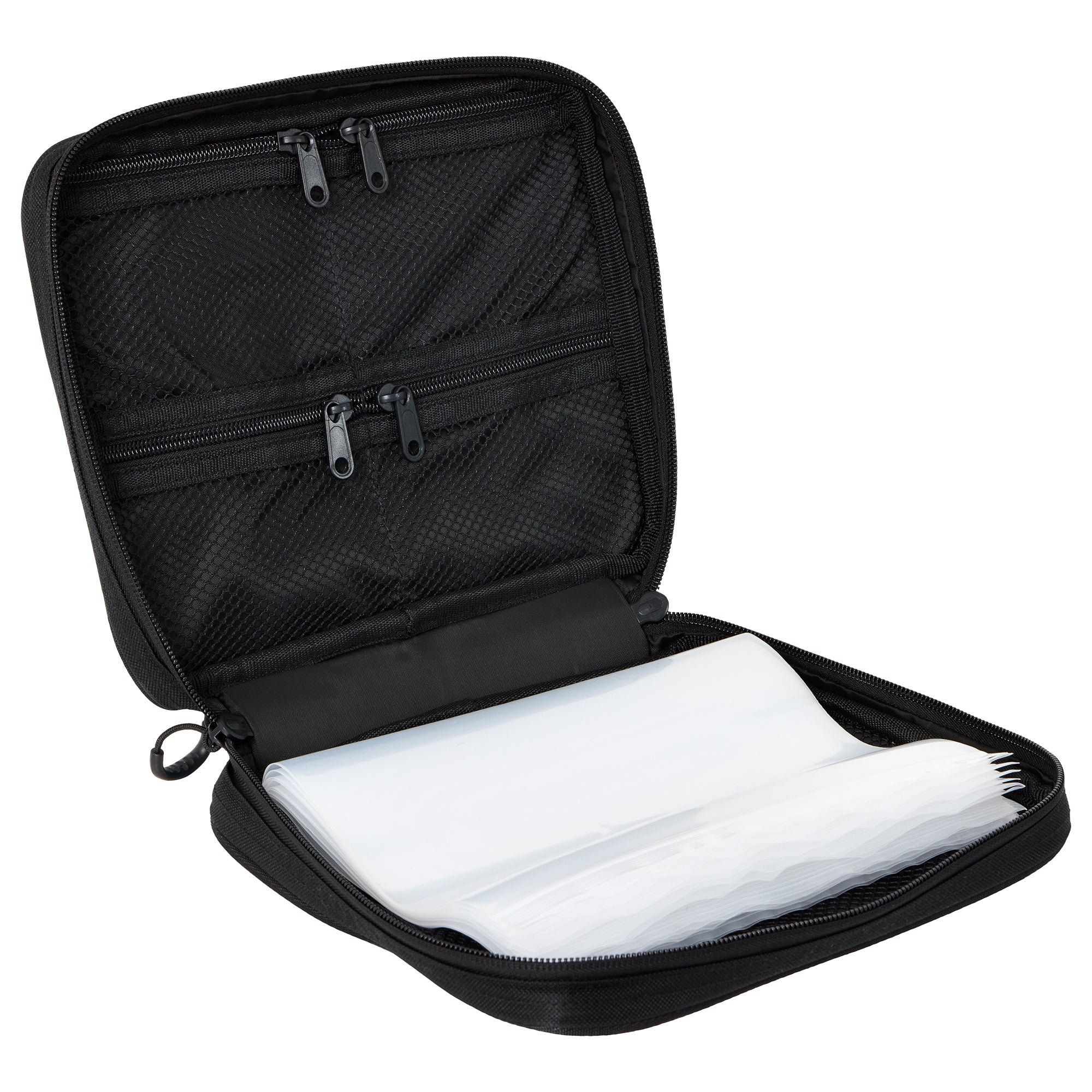Shimano Soft Plastic Tackle Wallet - Black Open