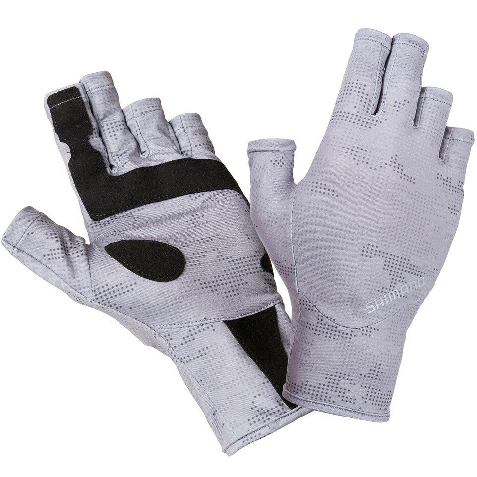 Shimano Sun Glove Grey Dot Camo