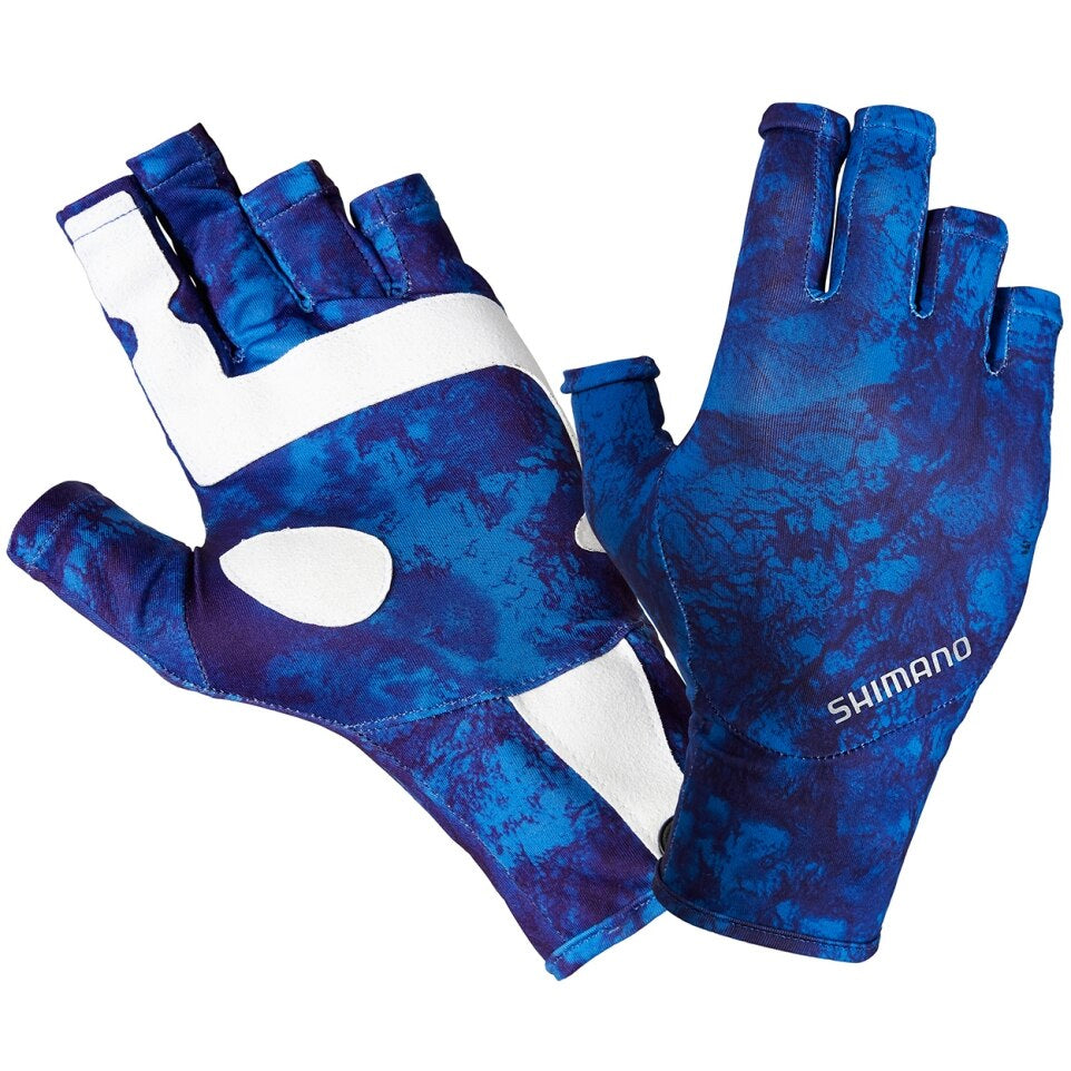 Shimano Sun Glove Water Camo