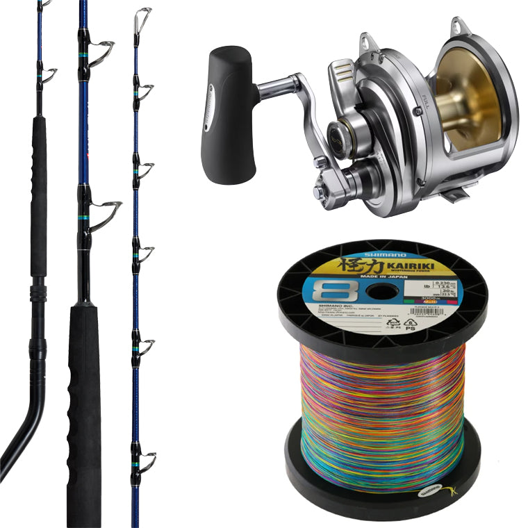 Shimano Swordfish Combo - 25 Talica 40-II / 25 Tag-Em Sword / Kairiki