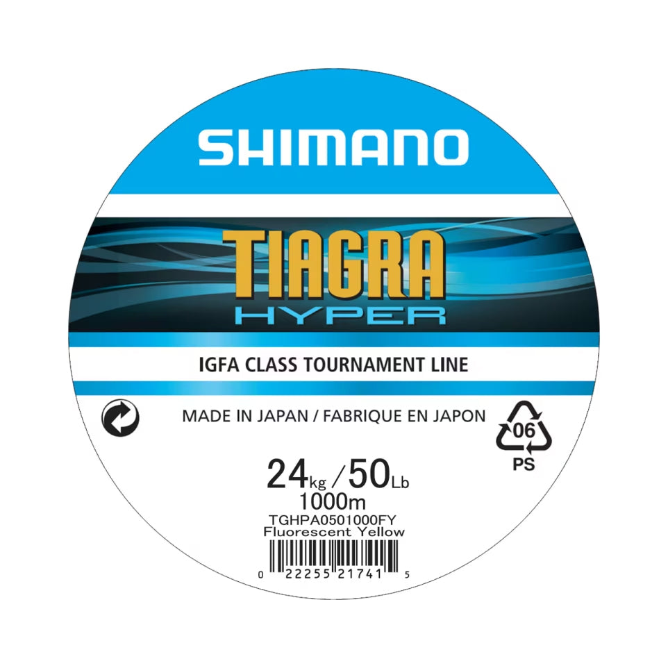 Shimano Tiagra Hyper IGFA 1000m Yellow 24kg