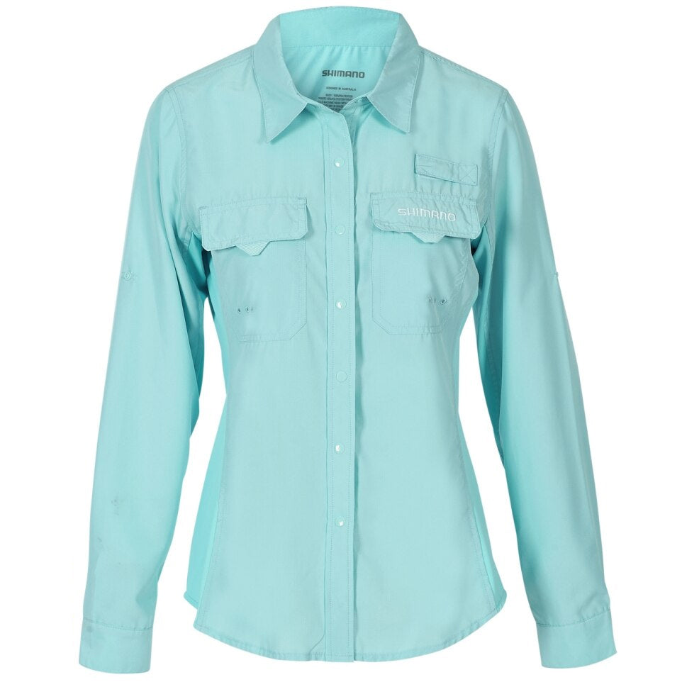 Shimano Vented Shirt Ladies - Aqua