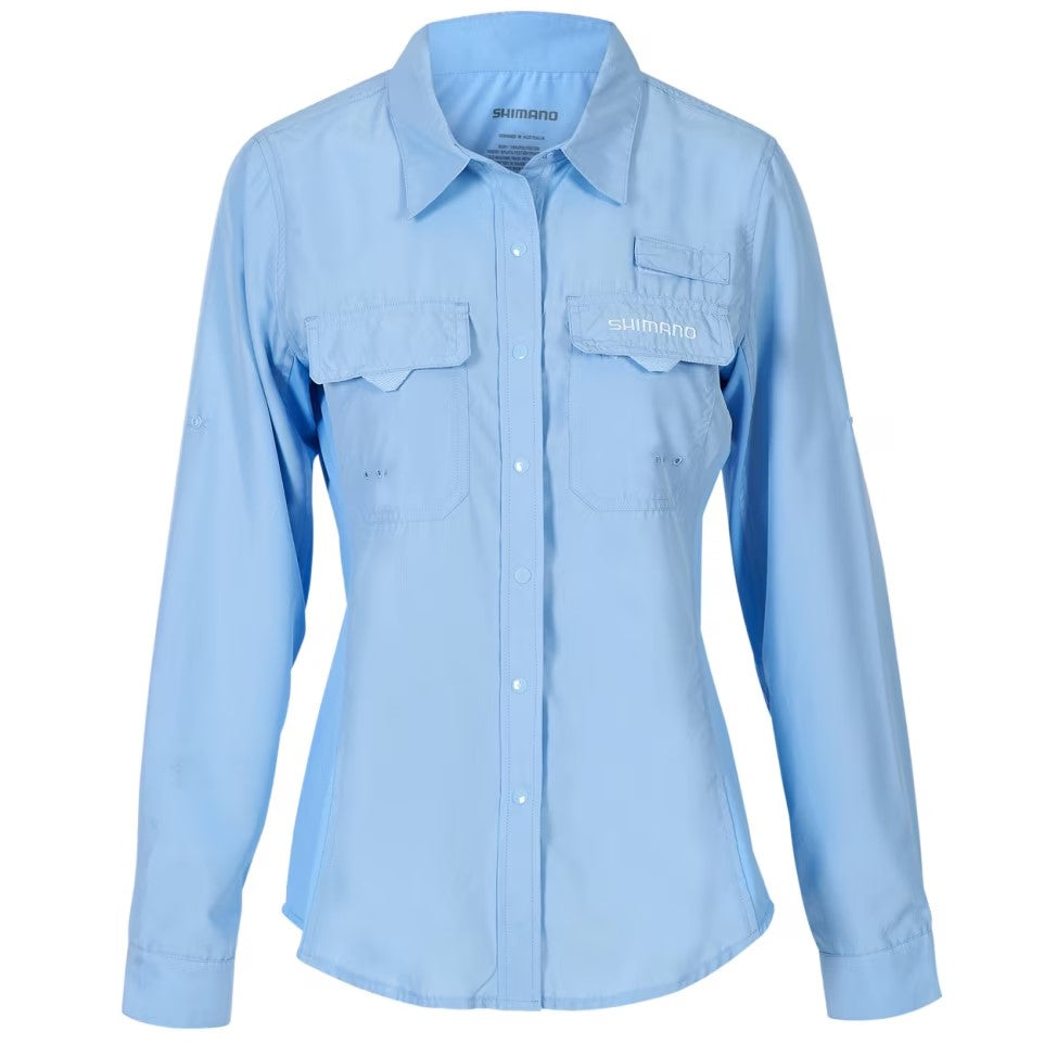 Shimano Vented Shirt Ladies - Sky Blue