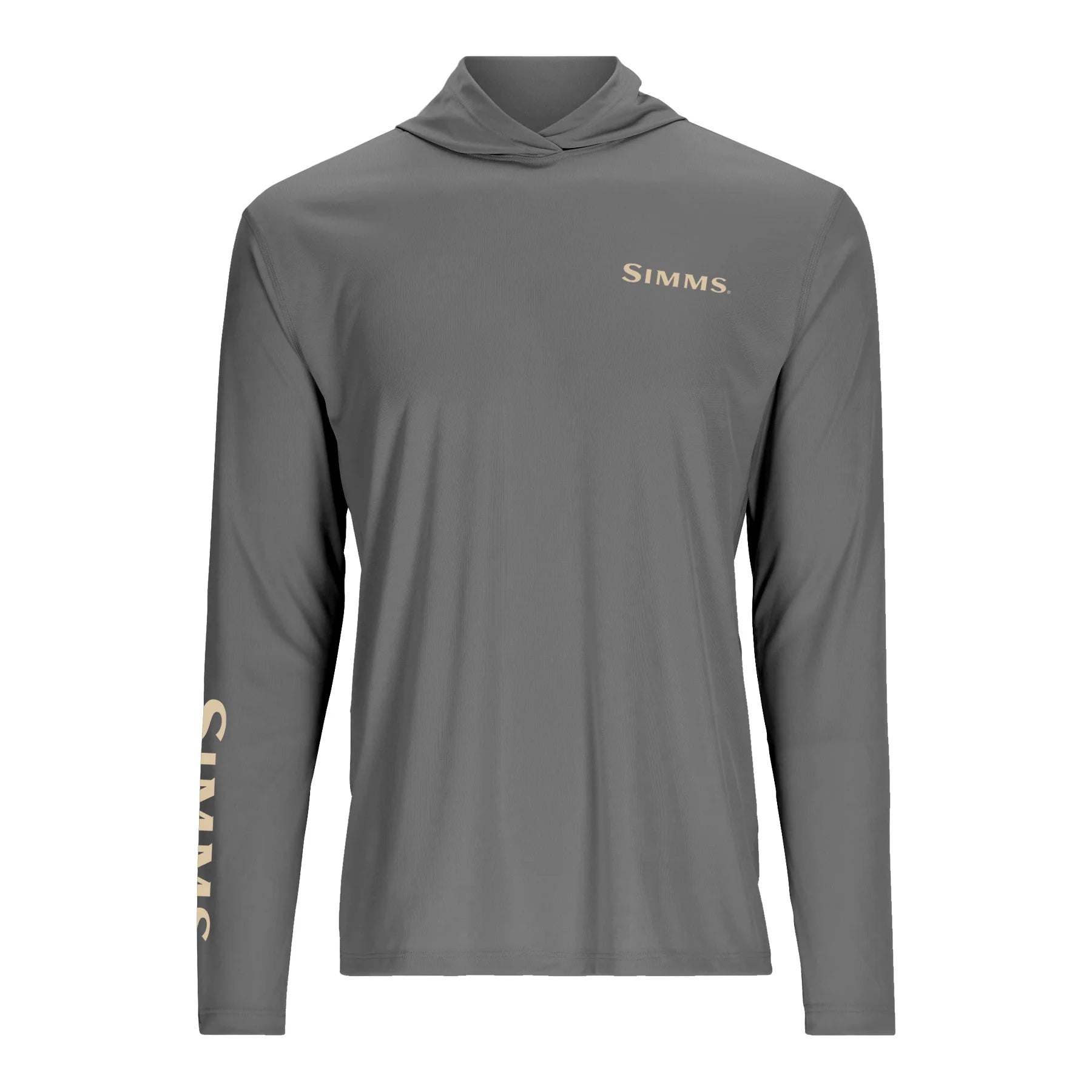 Simms 26 Solartech Hoody - Brown Trout Grey Front