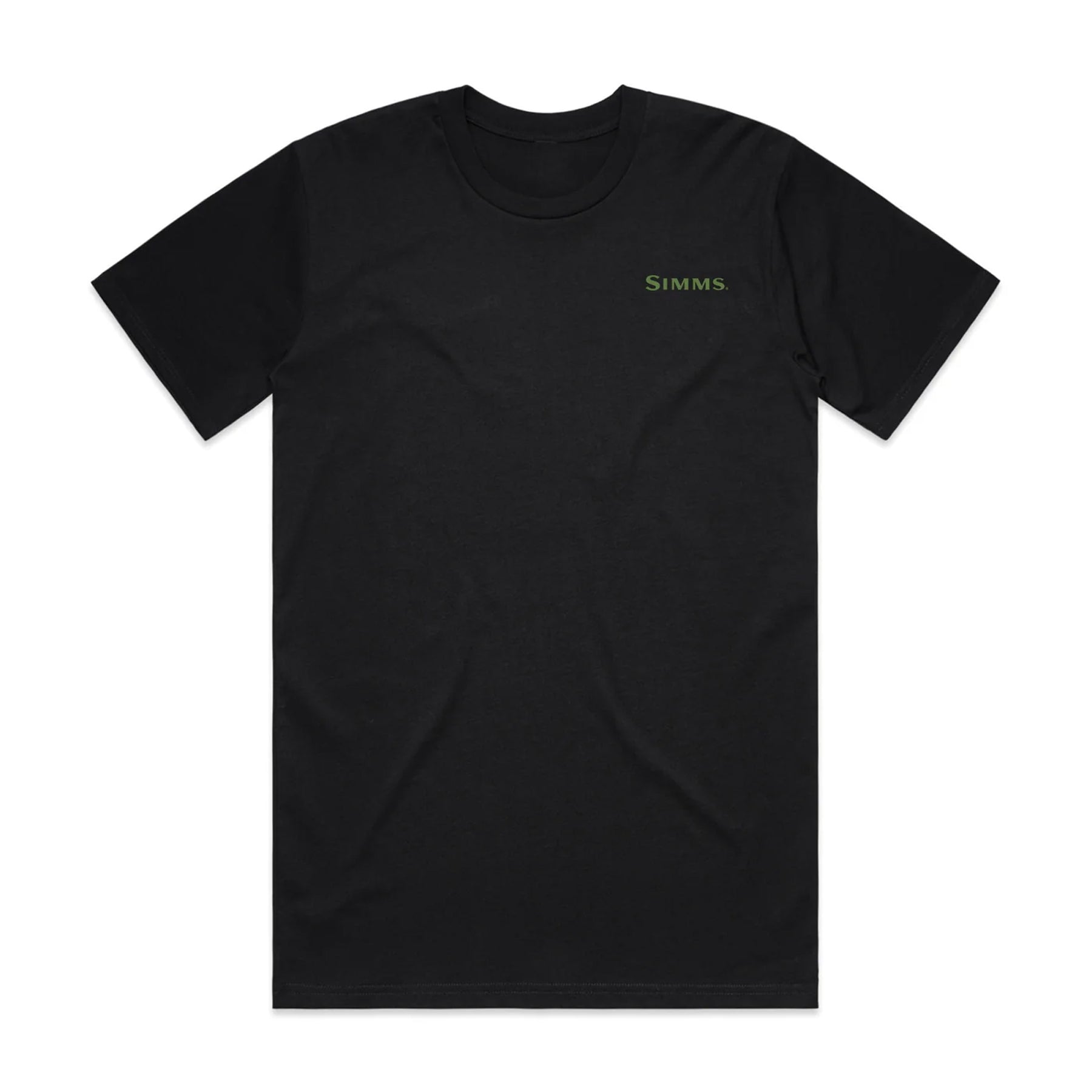 Simms 26 Tee - Brown Trout Black Front