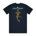 Simms 26 Tee - Rainbow Rise Navy Back