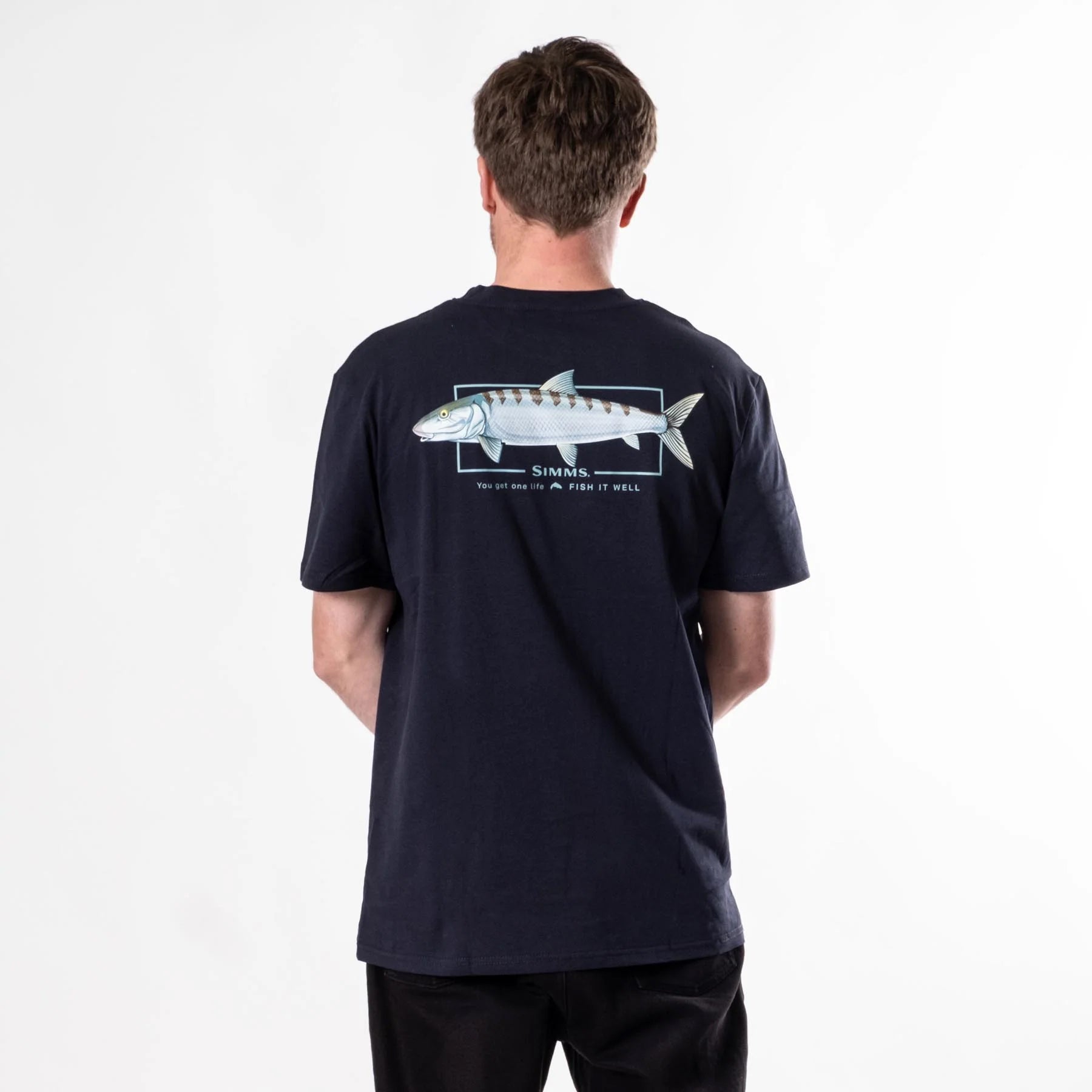 Simms Artist Tee 2024 - Bonefish Fish It Well Back