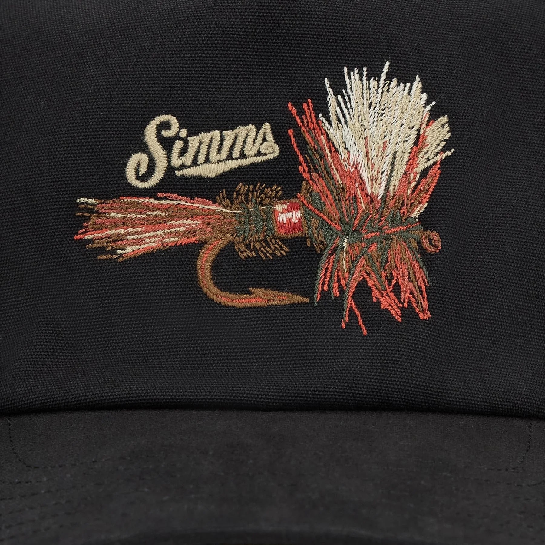 Simms Double Haul Cap Black Royal Wulff Logo