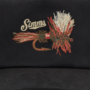 Simms Double Haul Cap Black Royal Wulff Logo