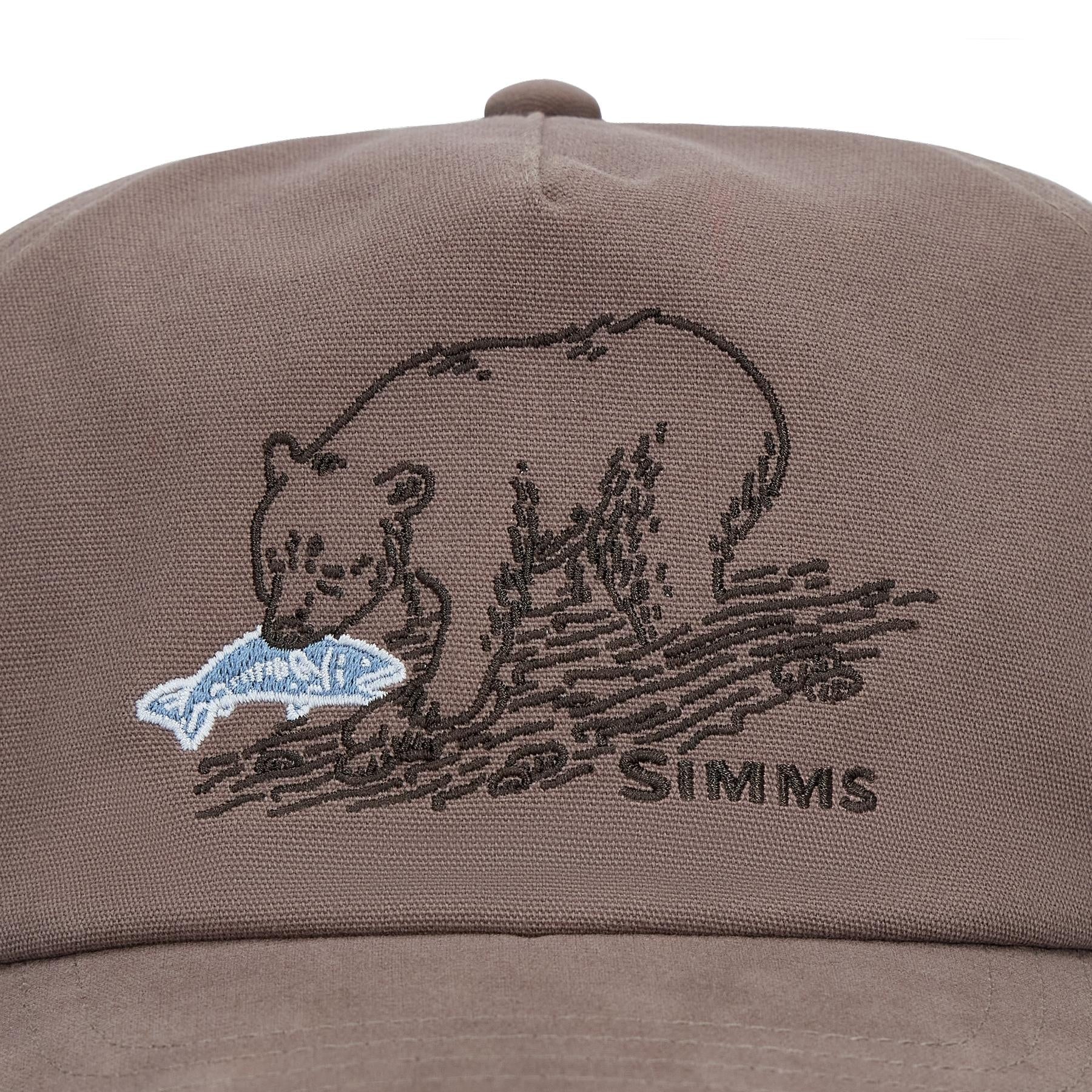 Simms Double Haul Cap Silt Logo