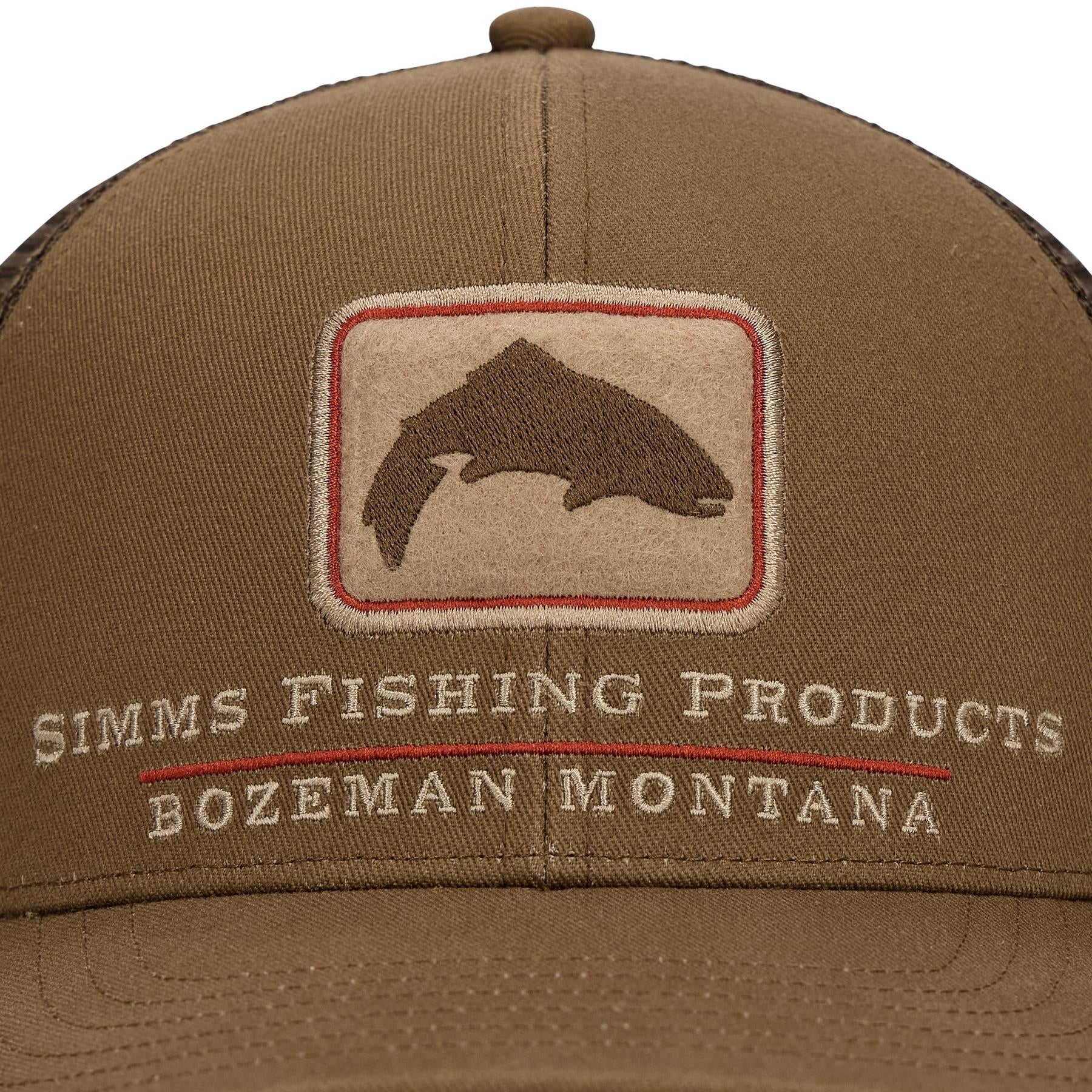 Simms Double Haul Icon Trucker Jasper Logo