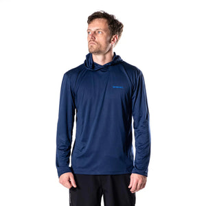 Simms Graphic Solartech Hoody 2024 - Blue Marlin Front