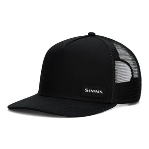 Simms High Crown Flatbill Black