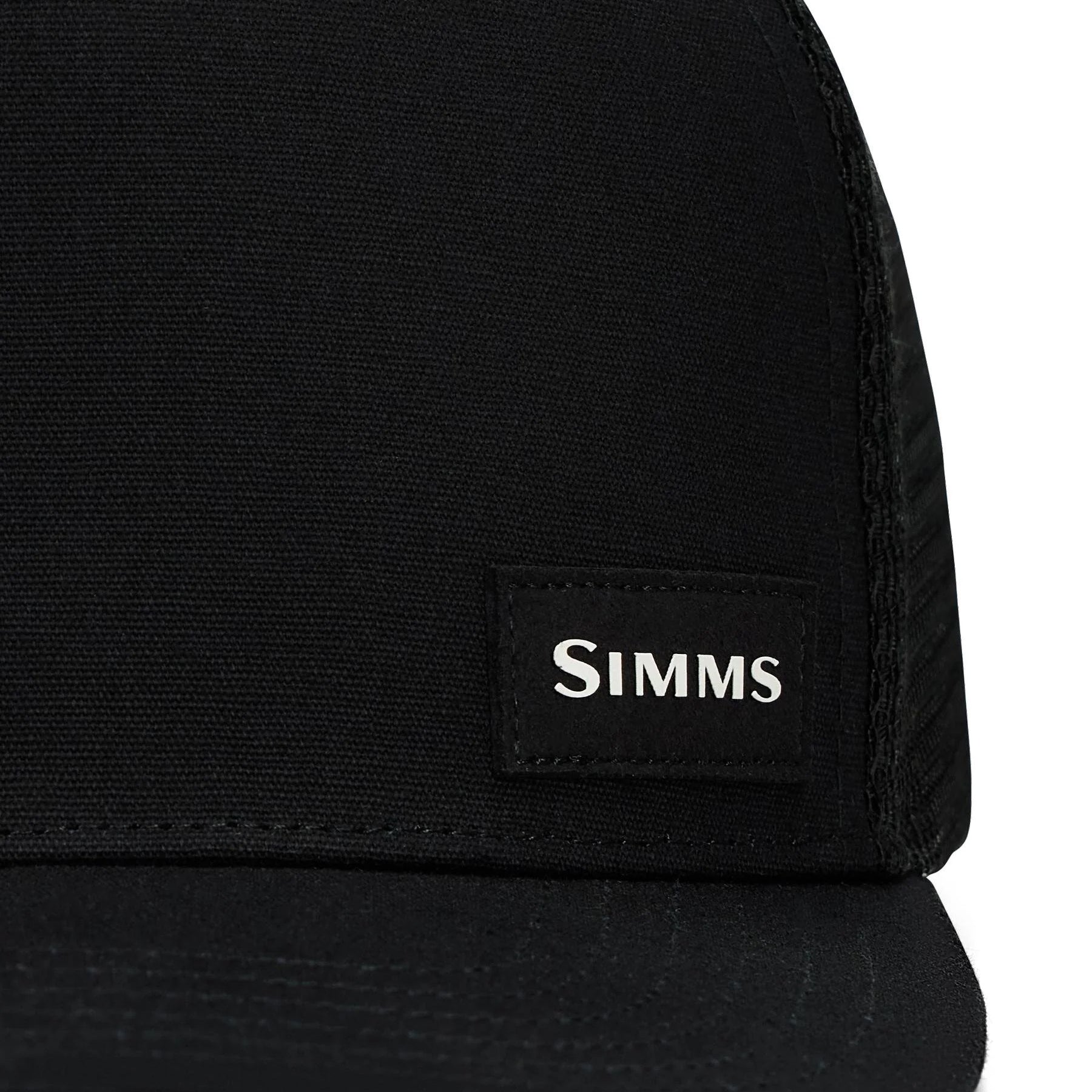 Simms High Crown Flatbill Logo