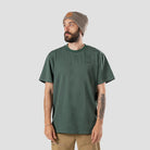 Simms Simms Logo Tee - Green - in use