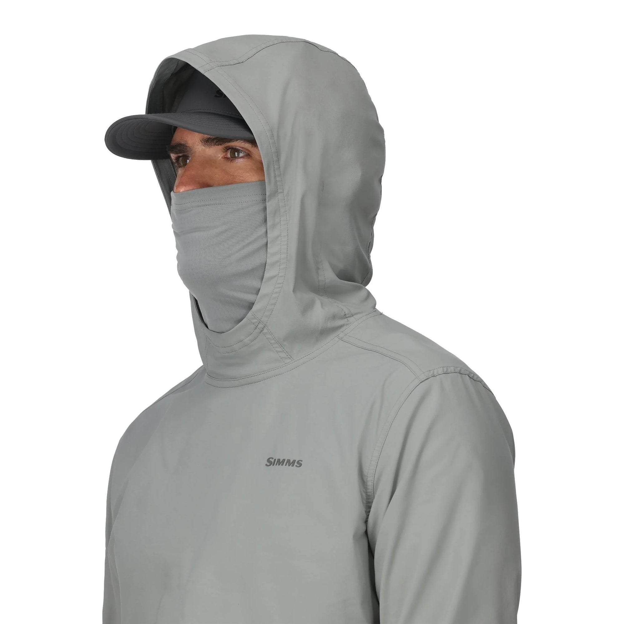 Simms Mens Latitude Hoody - Cinder Face Cover