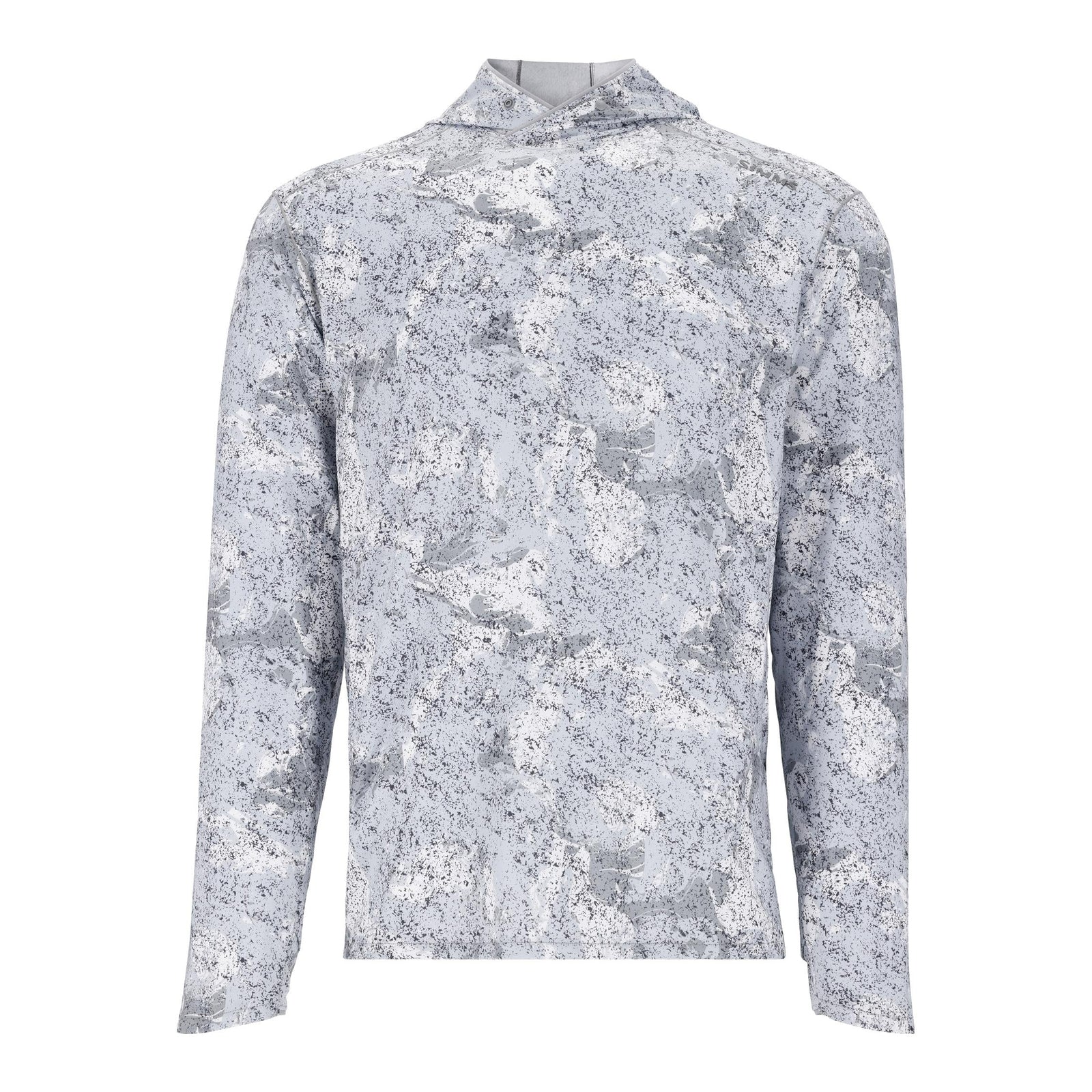 Simms Mens Solarflex Hoody - Back Eddy White