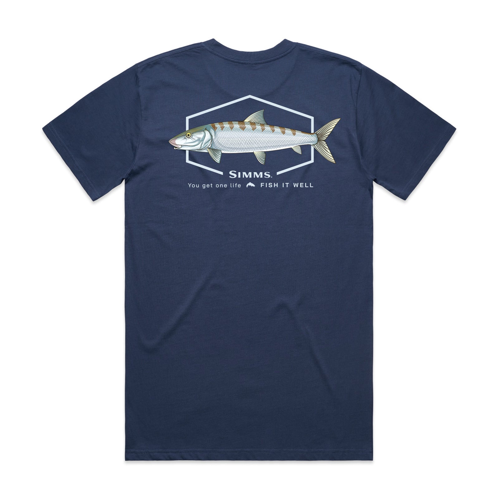 Simms S25 Artist Tee - Bonefish