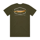 Simms S25 Artist Tee - Olive Brown Trout