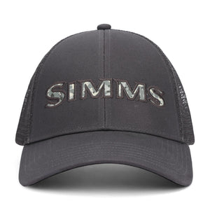 Simms Single Haul Trucker Back Eddy Camo Fill Slate