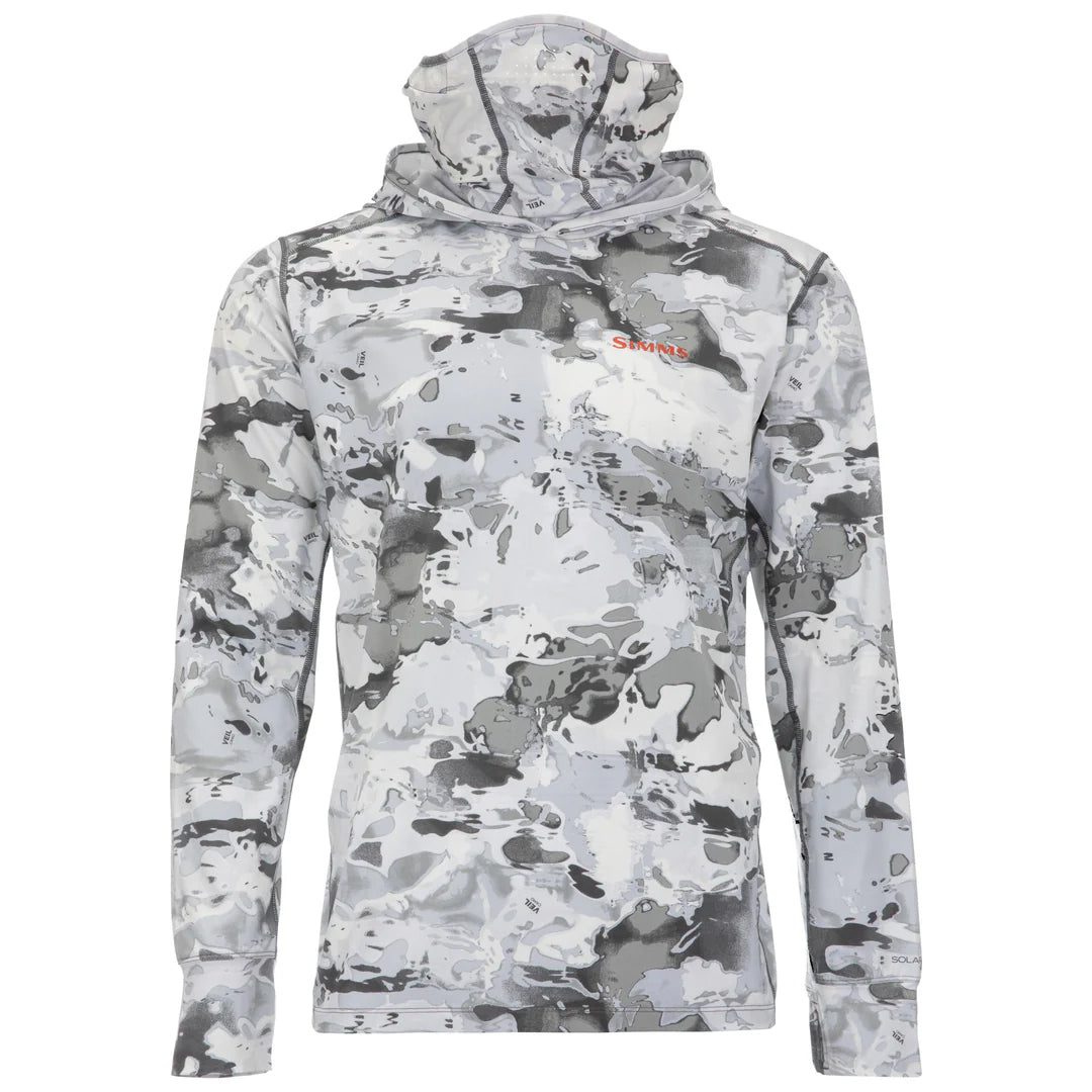 Simms Solarflex Guide Cooling Hoody - Cloud Camo Grey