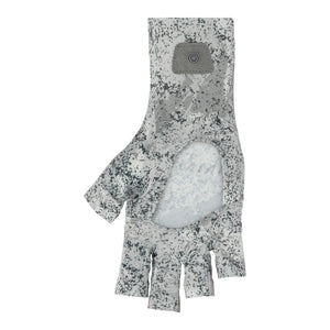 Simms Solarflex Half-Finger Sunglove - Back Eddy White Bottom