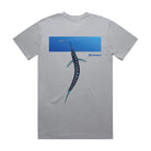 Simms Tee Marlin Birds Eye - Grey Back