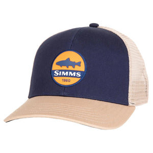 Simms Trout Patch Trucker Navy