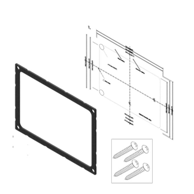 Simrad Go7 XSR Dash Mount Kit