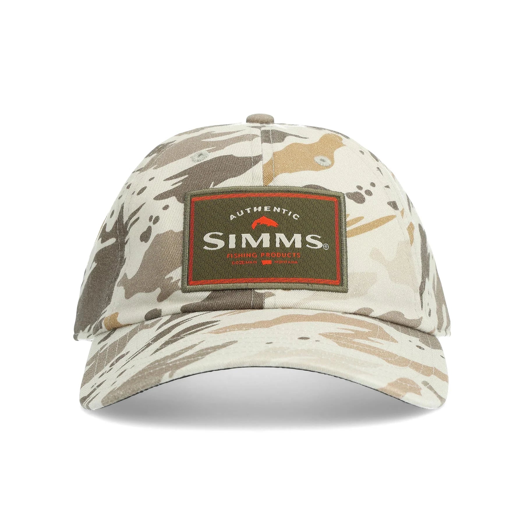 Simms Fishing Single Haul Hat Cap - Riparian Camo Color - NEW!