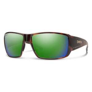 Smith Optics Guides Choice Tortoise Frame Polarised Green Mirror Lens