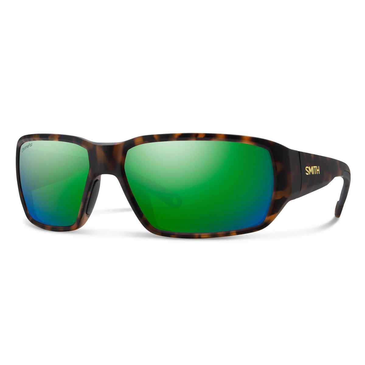 Smith Optics Hookset Matte Tortoise Frame / ChromaPop Green Mirror Lens