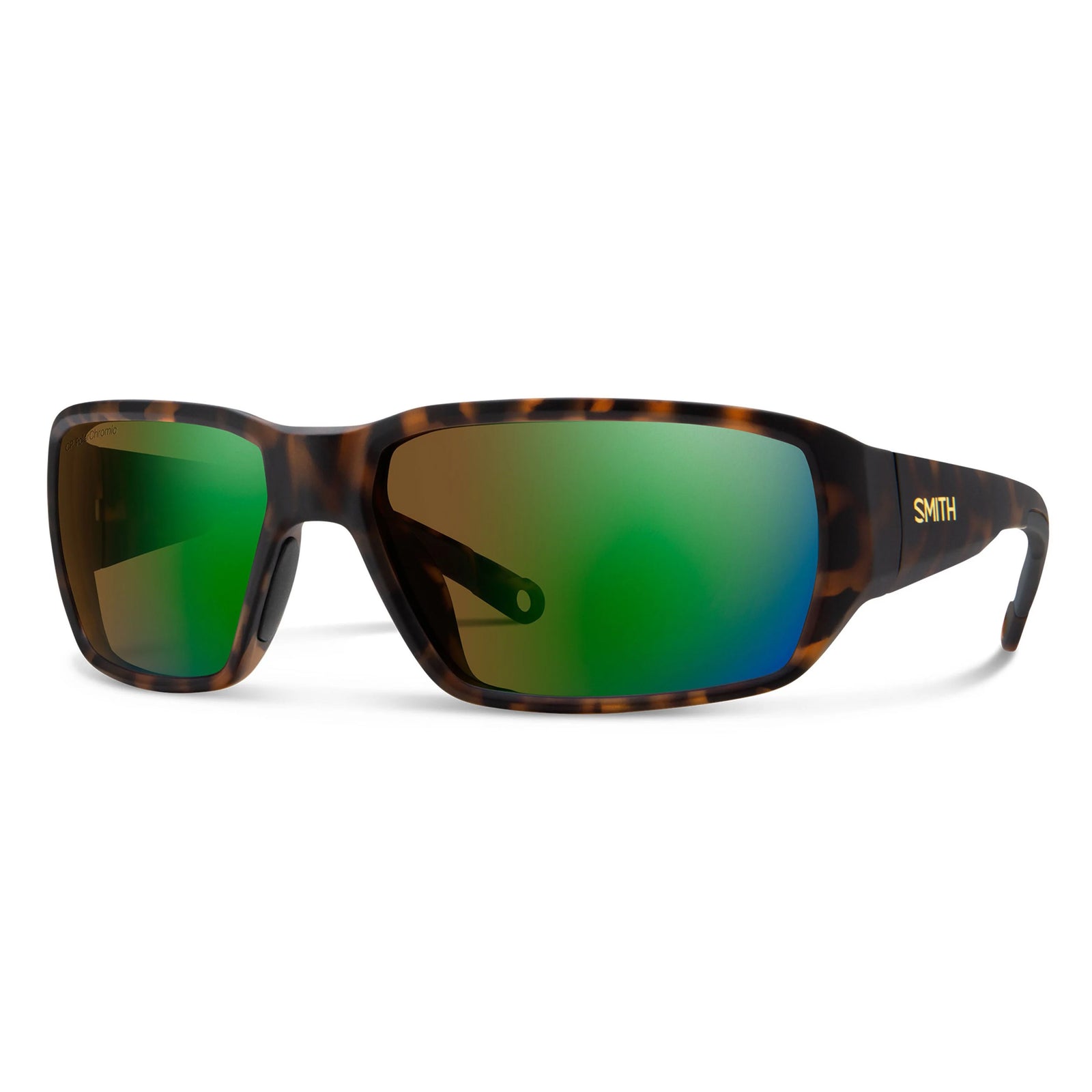 Smith Optics Hookset Matte Tortoise Frame Polarised Glass Brown Green Mirror Lens