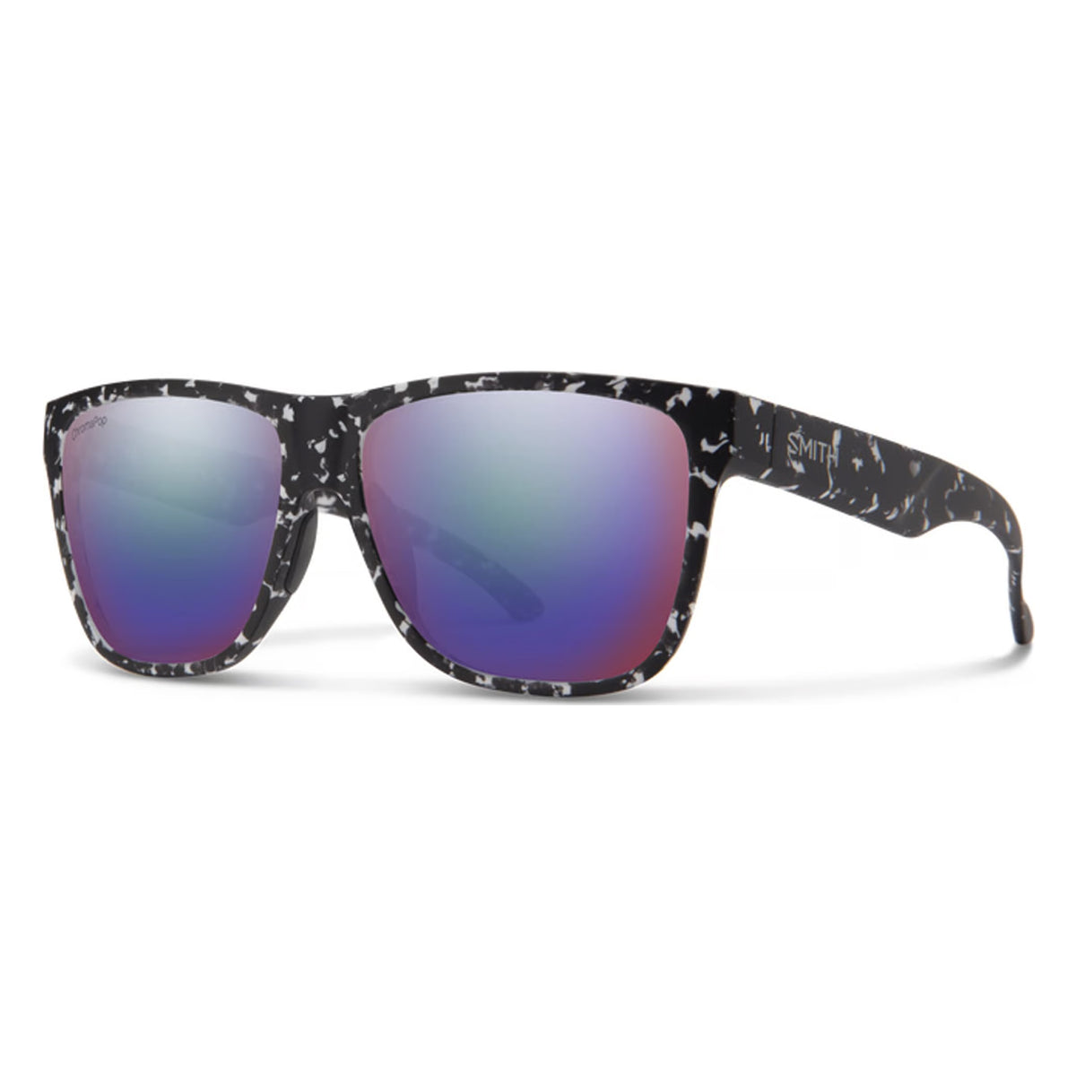 Smith Optics Lowdown 2 Matte Black Marble Frame / ChromaPop Glass Violet Mirror Lens