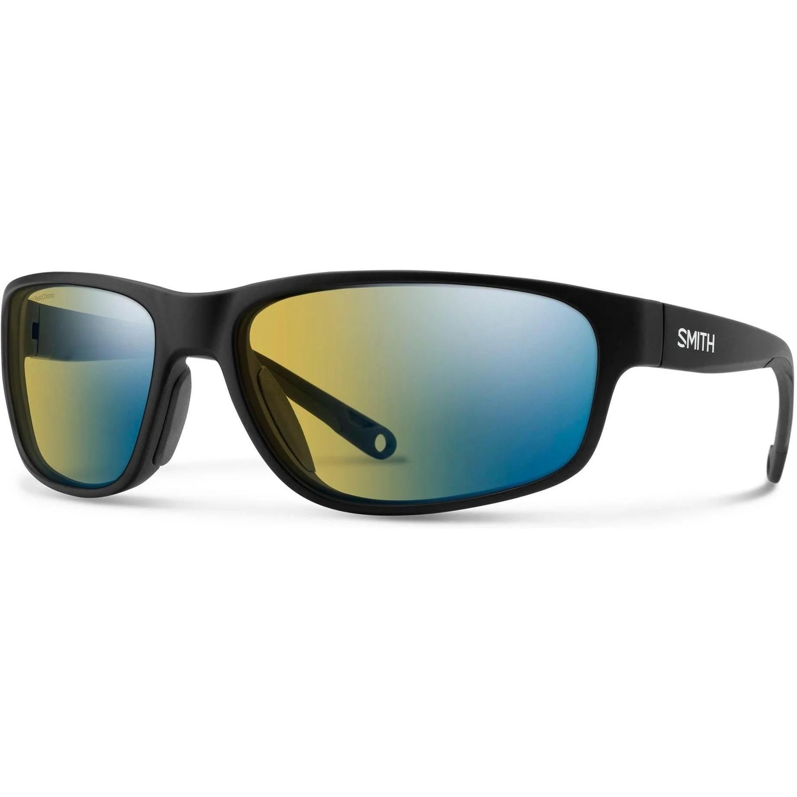 Smith Optics Redding 2 Matte Black Frame Yellow Blue Mirror Lens