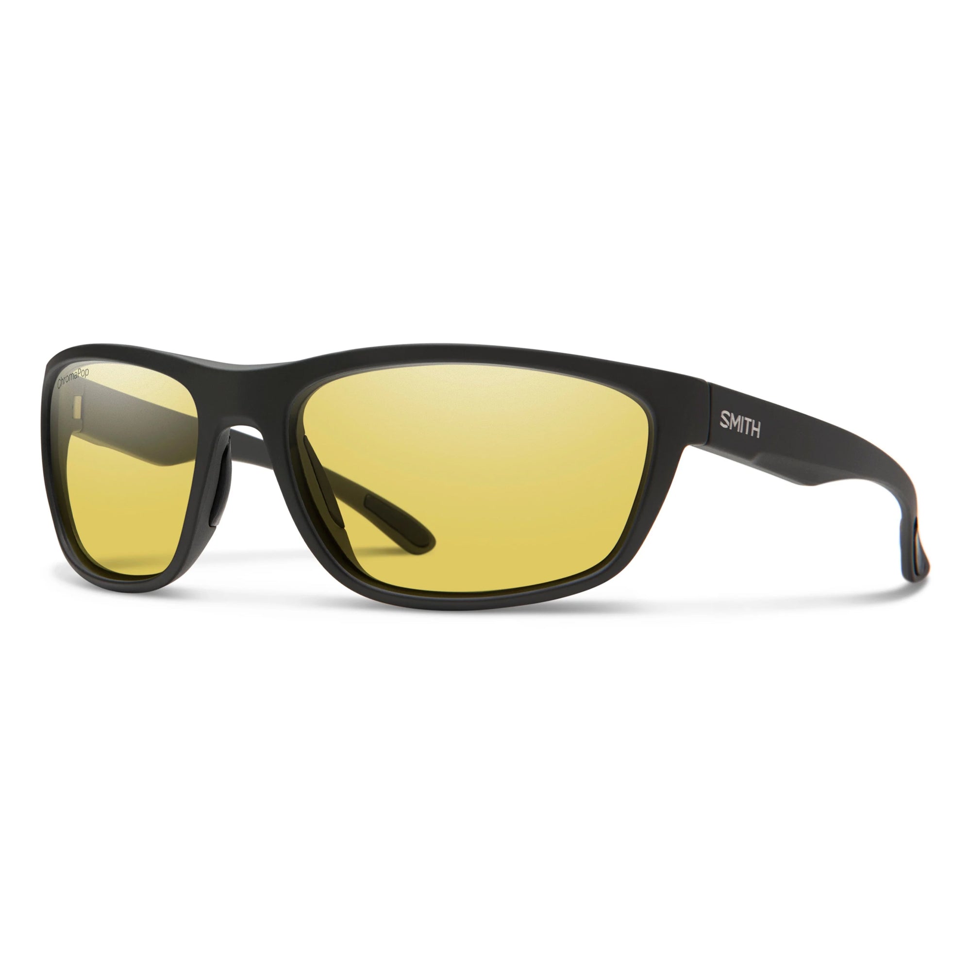 Smith Optics Redding Matte Black Frame Low Light Yellow Lens