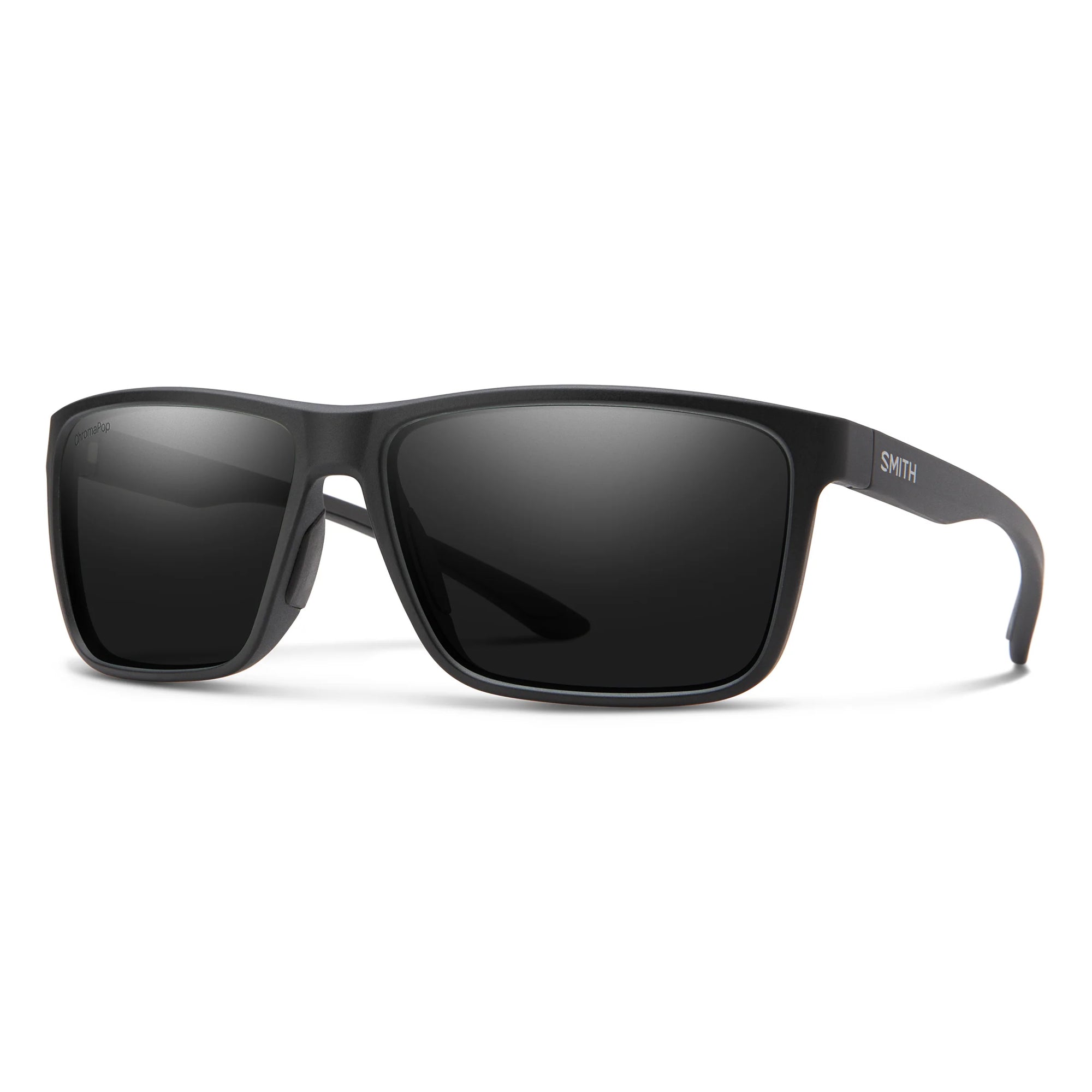 Smith Optics Riptide Matt Black Frame ChromaPop Polarised Glass Black Lens