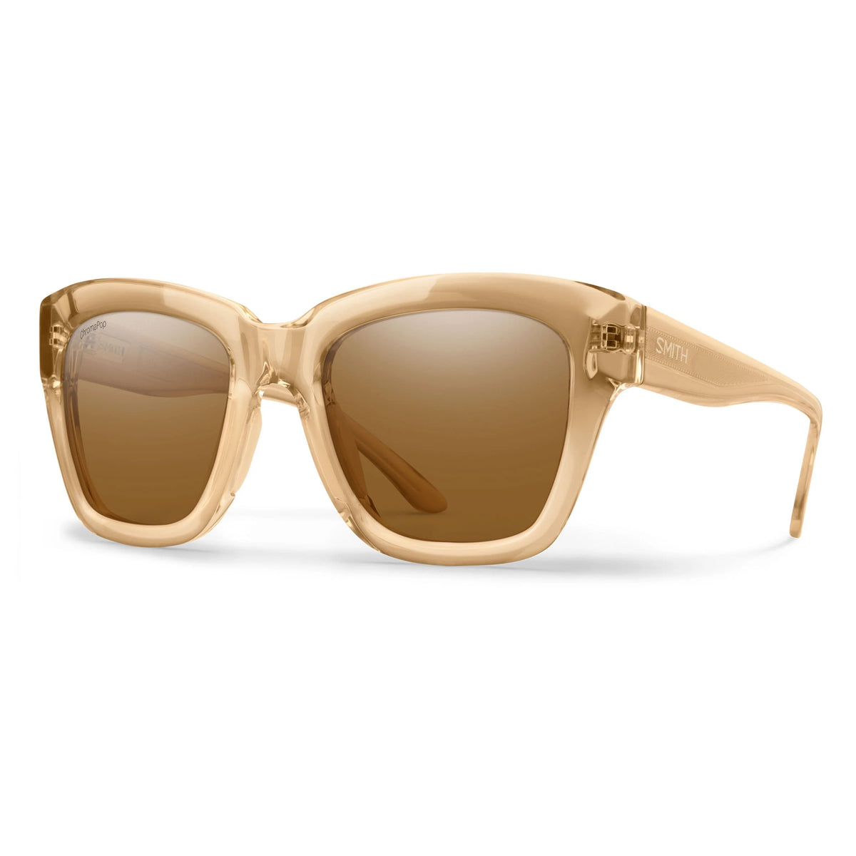 Smith Optics Sway Champagne Crystal Frame / ChromaPop Brown Lens